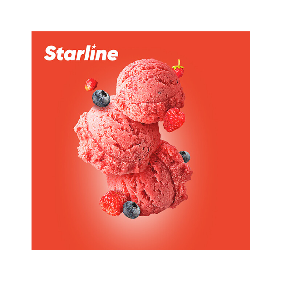 Starline Shisha Tobacco - Berry Sorbet