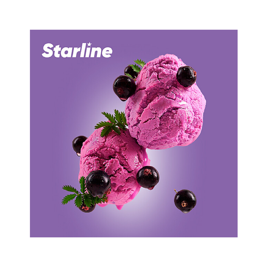 Starline Shisha Tobacco - Blackcurrant Sorbet