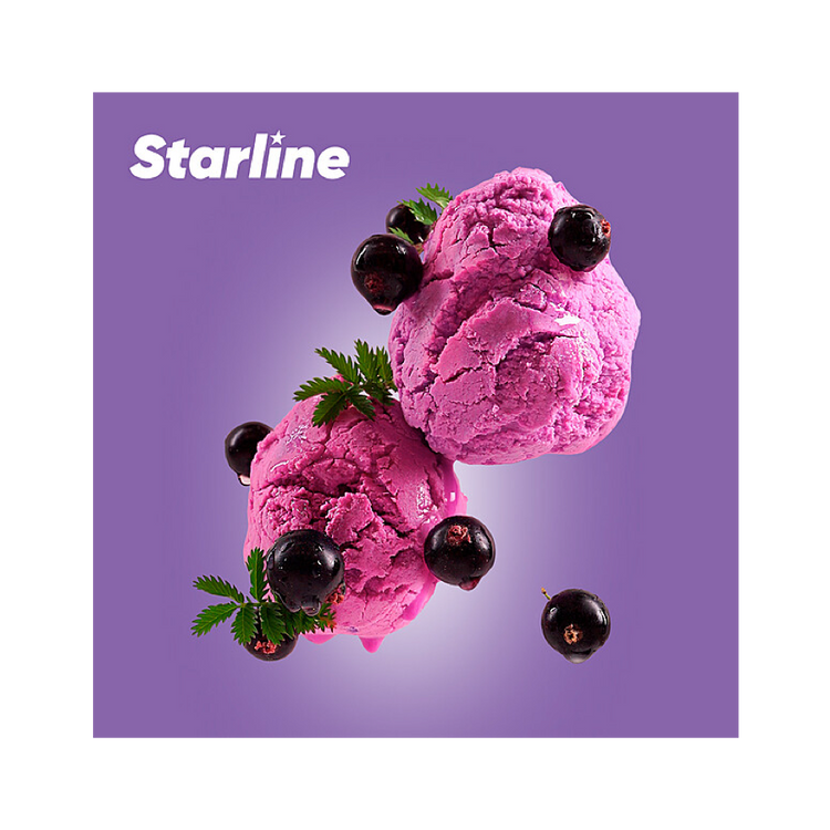 Starline Shisha Tobacco - Blackcurrant Sorbet