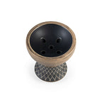 Shisha Bowl / Head Alpha Hookah - Turk Design (Black Matte)