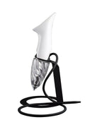 Hookah Anima white, black floor stand