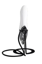 Hookah Anima white, black floor stand