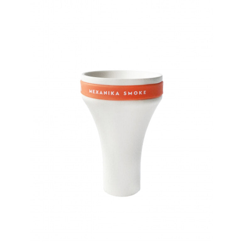 Bowl / Head Mexanika - MS Fancy (White/Orange)