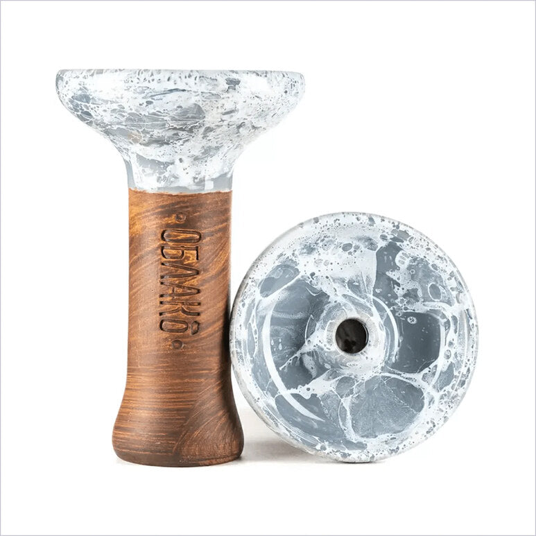 Bowl Oblako - Glaze Phunnel M (Gray & White Marble)