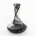Shisha Base Vessel Craft Alabaster (Black)