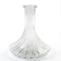 Shisha Base Vessel Craft Ribbed (Transparent)