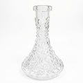 Shisha Base Vessel Cut Glass Berlin (Transparent)