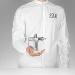 HOOKAH HOOB - SUBATOM (GRAY / SS COMPONENTS / TRANSPARENT FLASK)