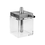 HOOKAH HOOB - SUBATOM (GRAY / SS COMPONENTS / TRANSPARENT FLASK)